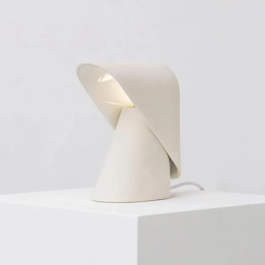 Table Lamp with Diffuser - White, Earthenware
