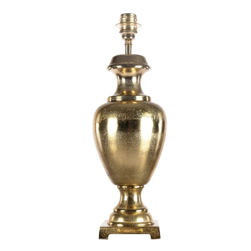 Table Lamp with Floral Design - Yellow