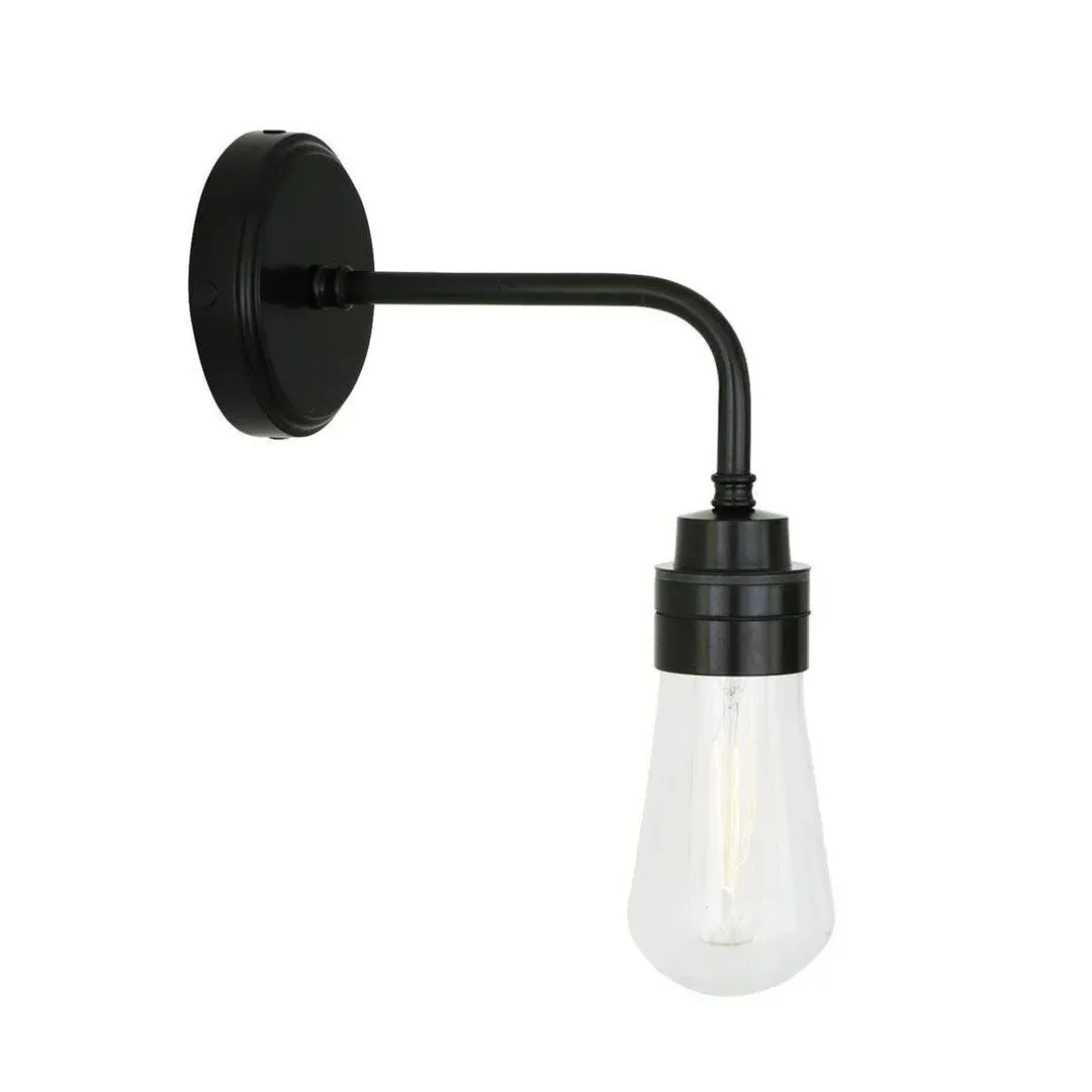 Teardrop Wall Light - Matt Black