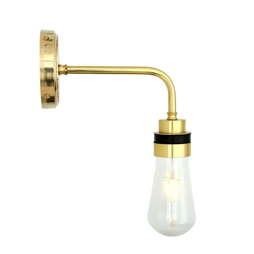 Teardrop Wall Light - Polished Brass