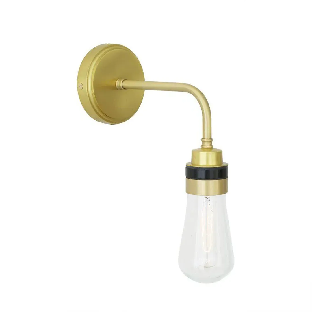 Teardrop Wall Light - Satin Brass