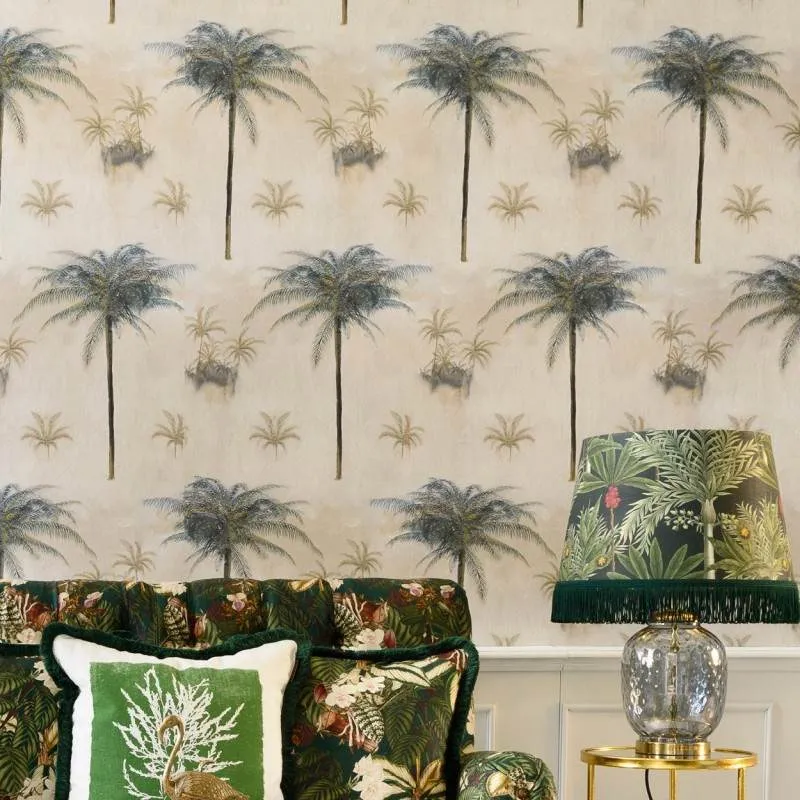 Tropical Wallpaper Set - Palm Trees, 3 Rolls