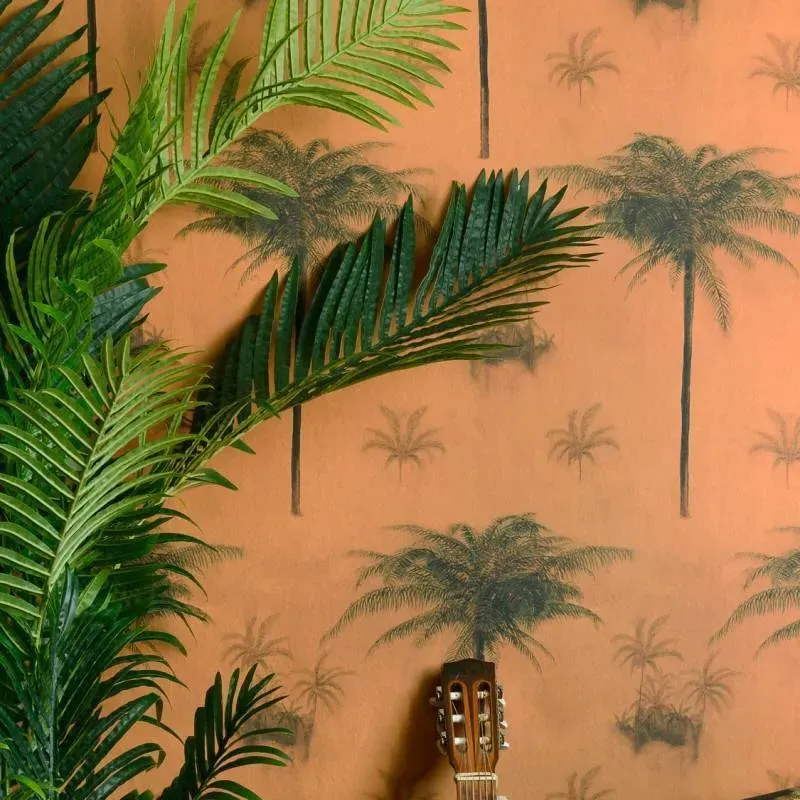 Tropical Wallpaper Set - Sunset, 3 Rolls