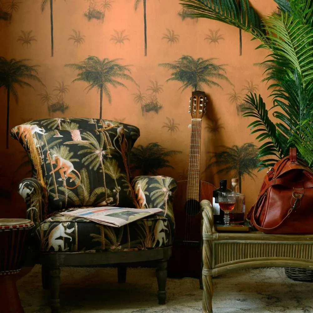 Tropical Wallpaper Set - Sunset, 3 Rolls