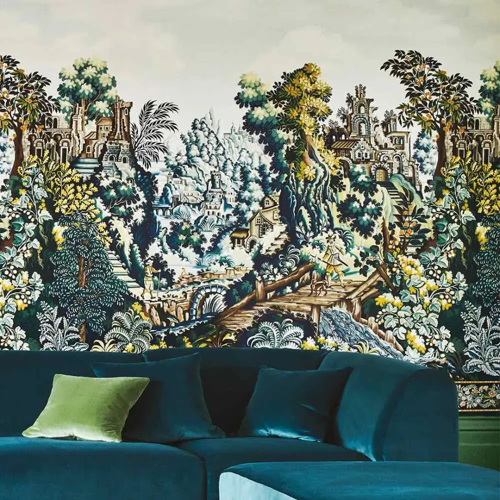 Verdure Tapestry Wallpaper Roll - Mural Panel