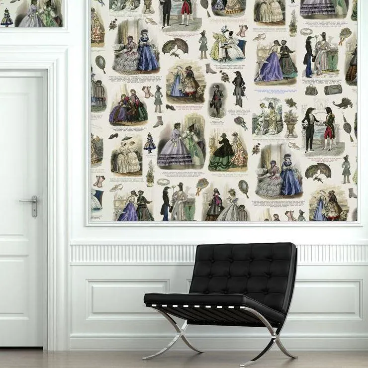 Visitorian Fashionista Wallpaper Roll - Graduate