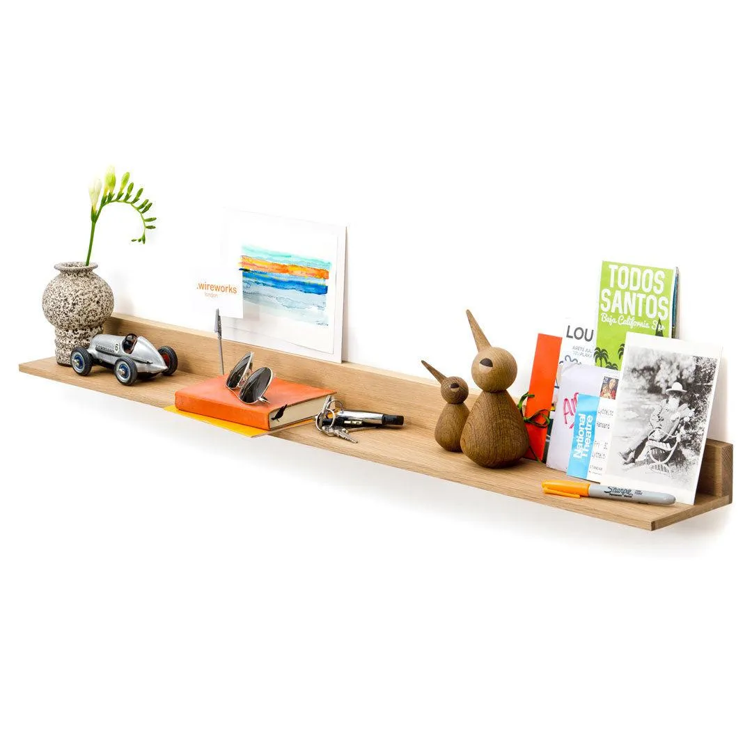 Wall Display Shelf - Natural Oak