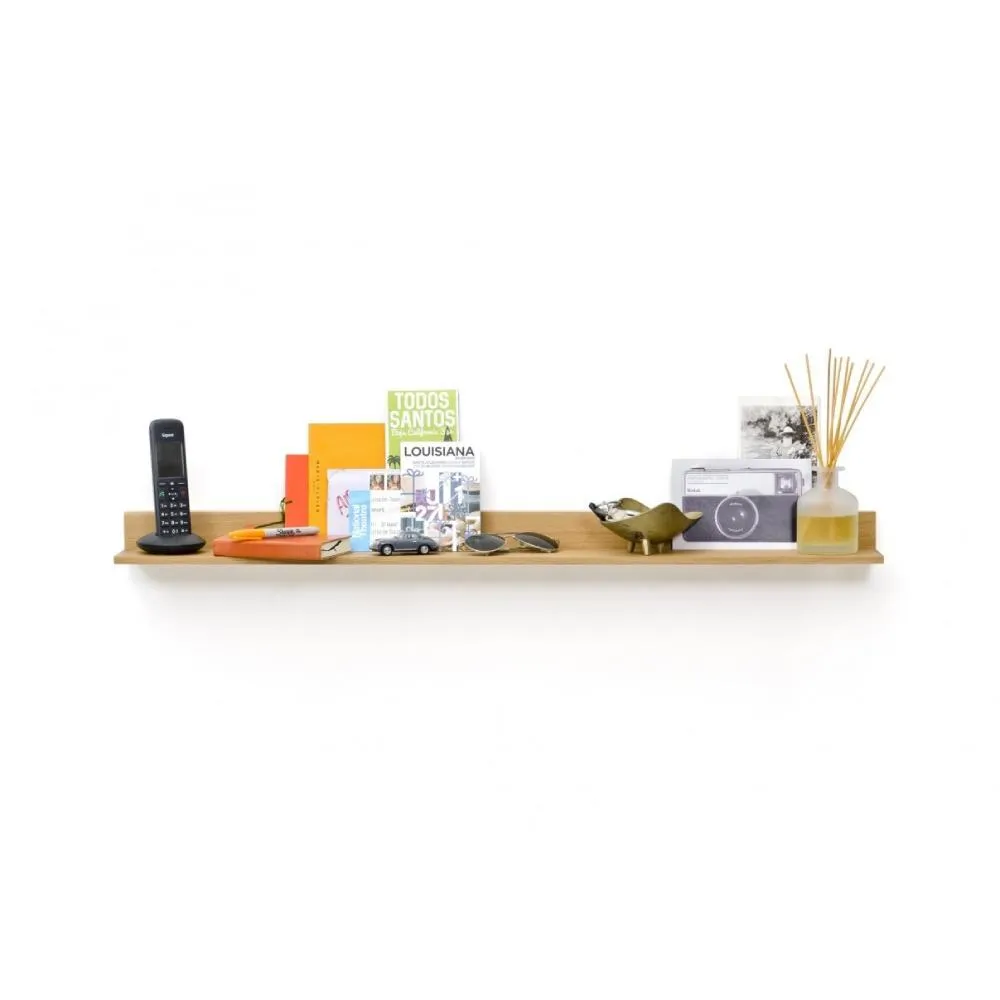 Wall Display Shelf - Natural Oak