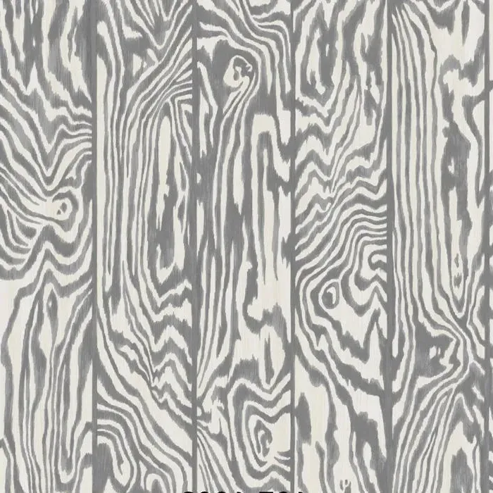 Zebrawood Wallpaper Roll - Black & White image
