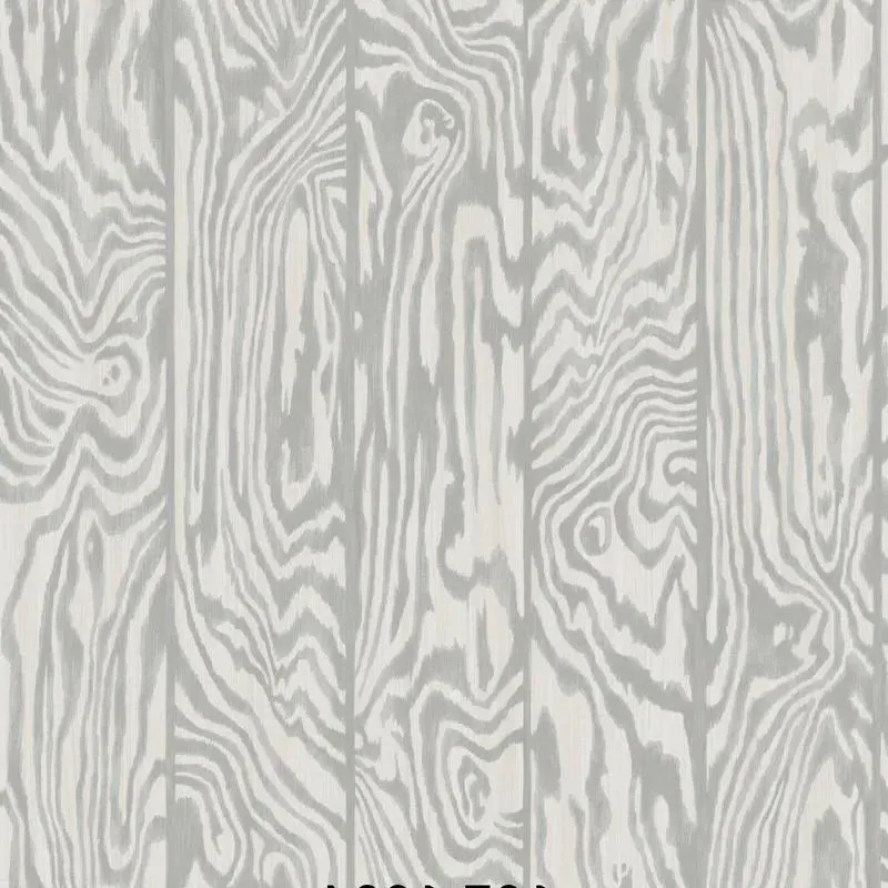 Zebrawood Wallpaper Roll - Bleached Grey