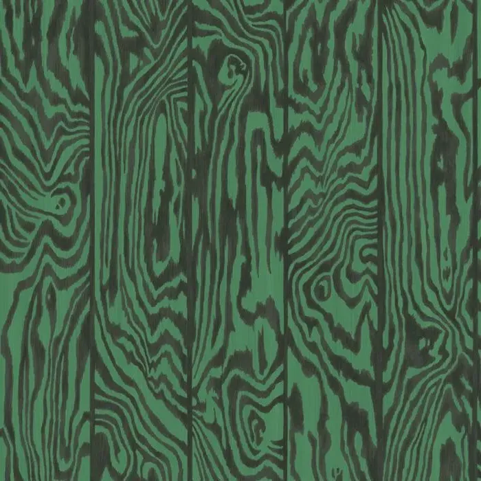 Zebrawood Wallpaper Roll - Emerald
