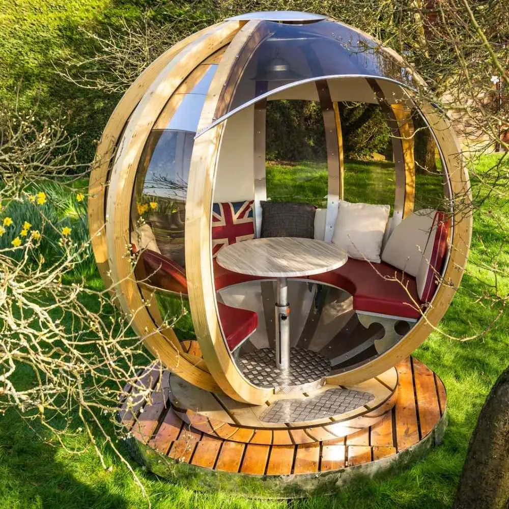 Rotating Garden Pod Lounger - Gingersnap product