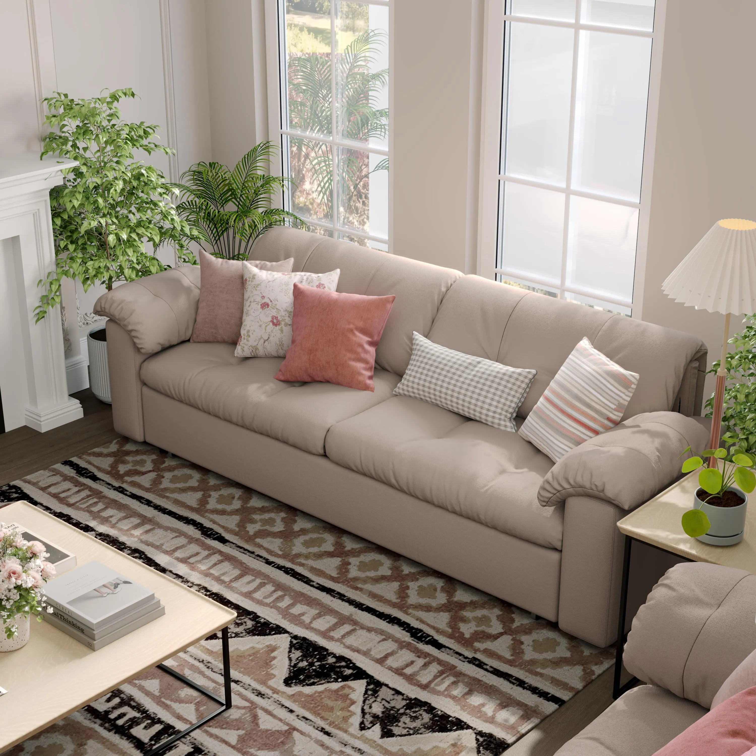 3-Seater Sofa Bed with Storage image