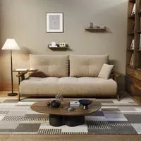 Foldable 3 Mode Sofa Bed - Matte Fabric, Solid Wood