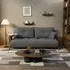 Foldable 3 Mode Sofa Bed - Matte Fabric, Solid Wood