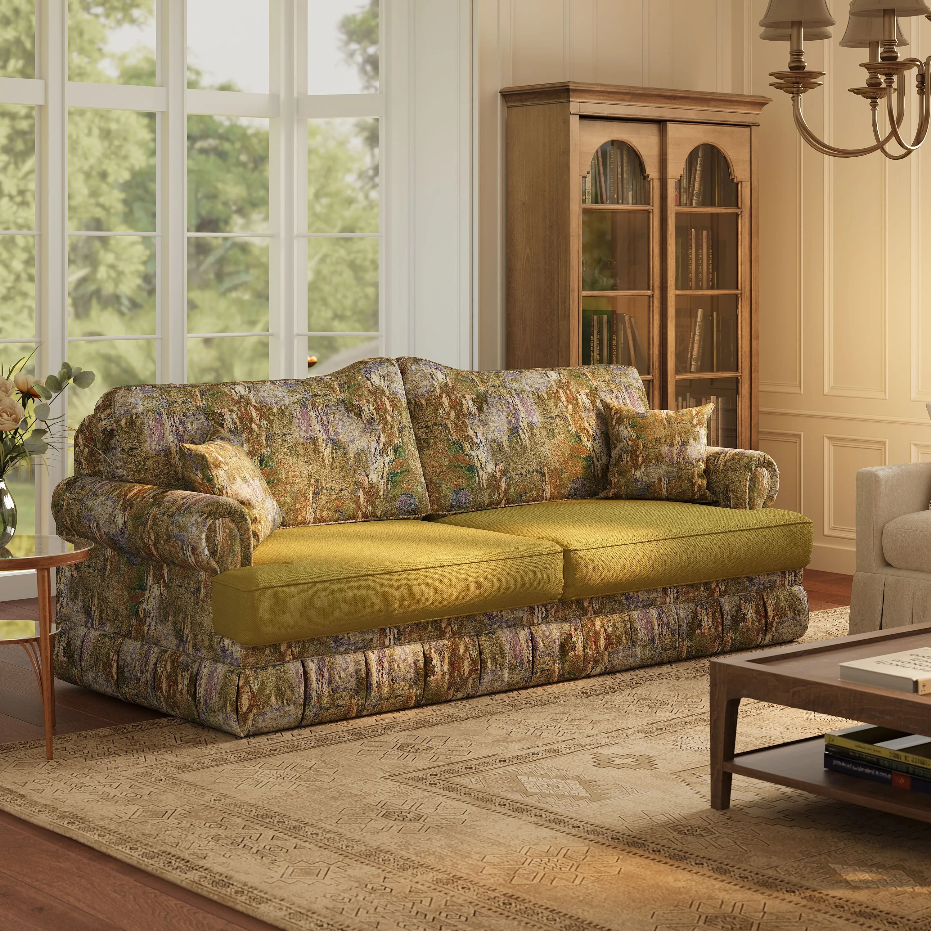 Kensington Chesterfield Sofa with Storage - Chenille image