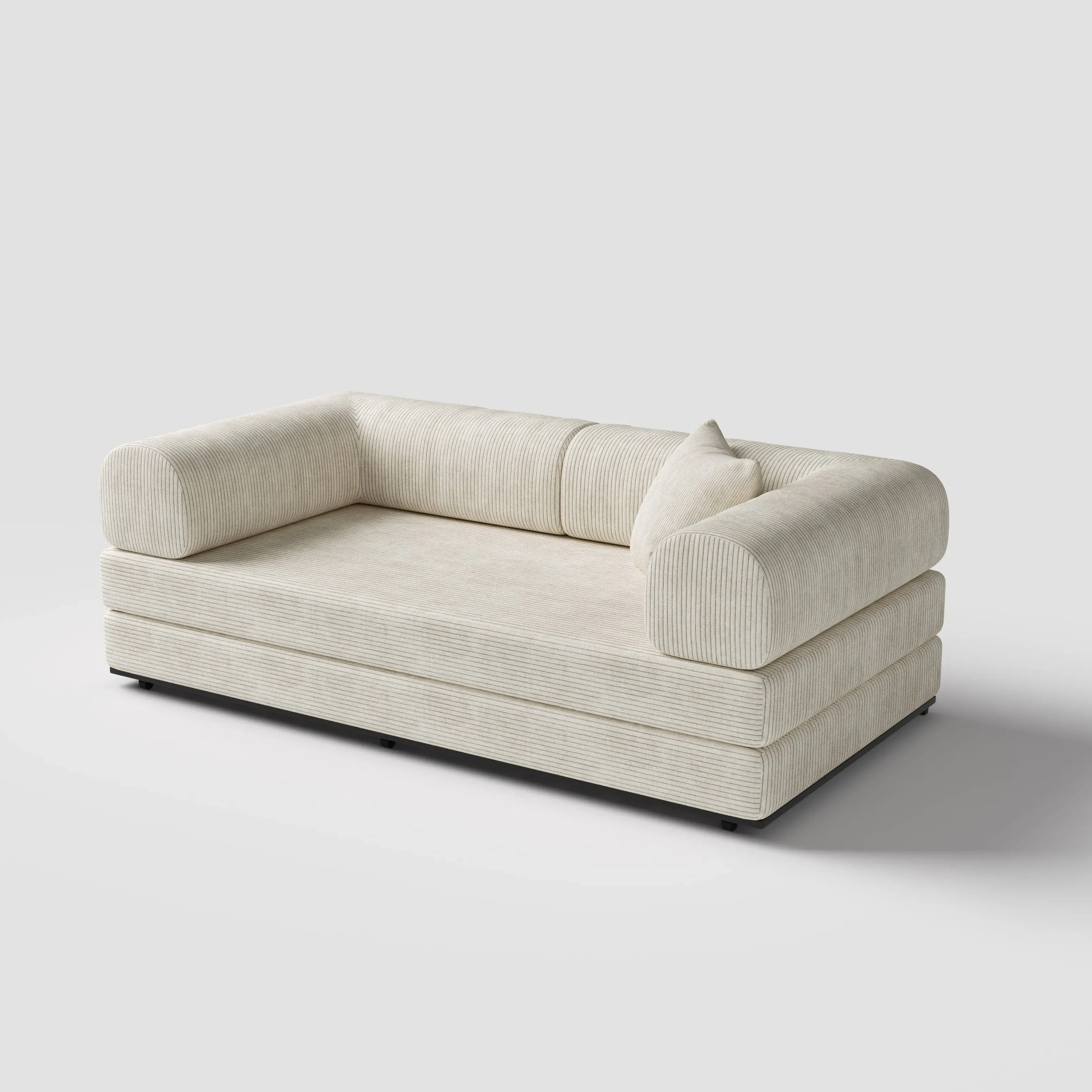 Matcha Toast 2-Seater Sofa Bed - Corduroy