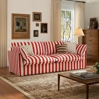 Retro Striped Handmade Sofa - Cotton Blend alternate view
