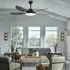 5-Blade Ceiling Fan with Light and Timer - White