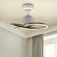 Ceiling Fan with Light - White, Aluminum