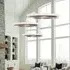 Crystal Ring Chandelier with Remote Control - Aluminum