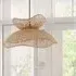 Double-Layer Bamboo Pendant Light - Brown