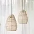 Eco-Friendly Rattan Pendant Light - Natural