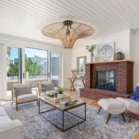 Flying Saucer LED Pendant Light - Rattan