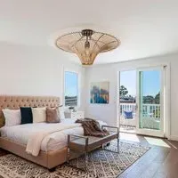 Flying Saucer LED Pendant Light - Rattan