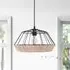 Geometric Pendant Light - Natural, Bamboo