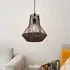 Geometric Pendant Light - Rattan, Iron