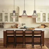 Geometric Pendant Light - Rattan, Iron