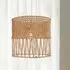 Hand-Woven Rattan Pendant Light - Natural