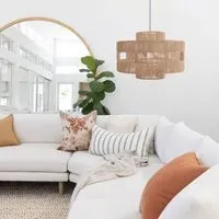 Handcrafted Rattan Pendant Lamp - Natural