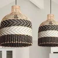 Handcrafted Rattan Pendant Light - Natural