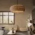 Handcrafted Round Basket Pendant Light - Natural, Rattan