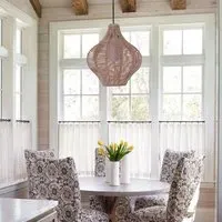 Handmade Wooden Rattan Pendant Light - Brown