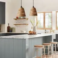 Handwoven Bamboo Pendant Light - Natural