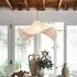 Handwoven Hat-Shaped Pendant Light - Natural, Rattan