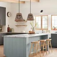 Handwoven Paper Rope Pendant Light - Brown, Straw