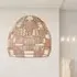 Handwoven Rattan Pendant Light - Natural