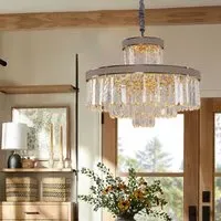 Lightsin Hanging Light with Crystal - Gold