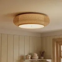 Lutta Handwoven Ceiling Light - Natural, Bamboo