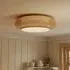 Lutta Handwoven Ceiling Light - Natural, Bamboo