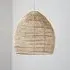 Rattan Art Pendant Light - Brown