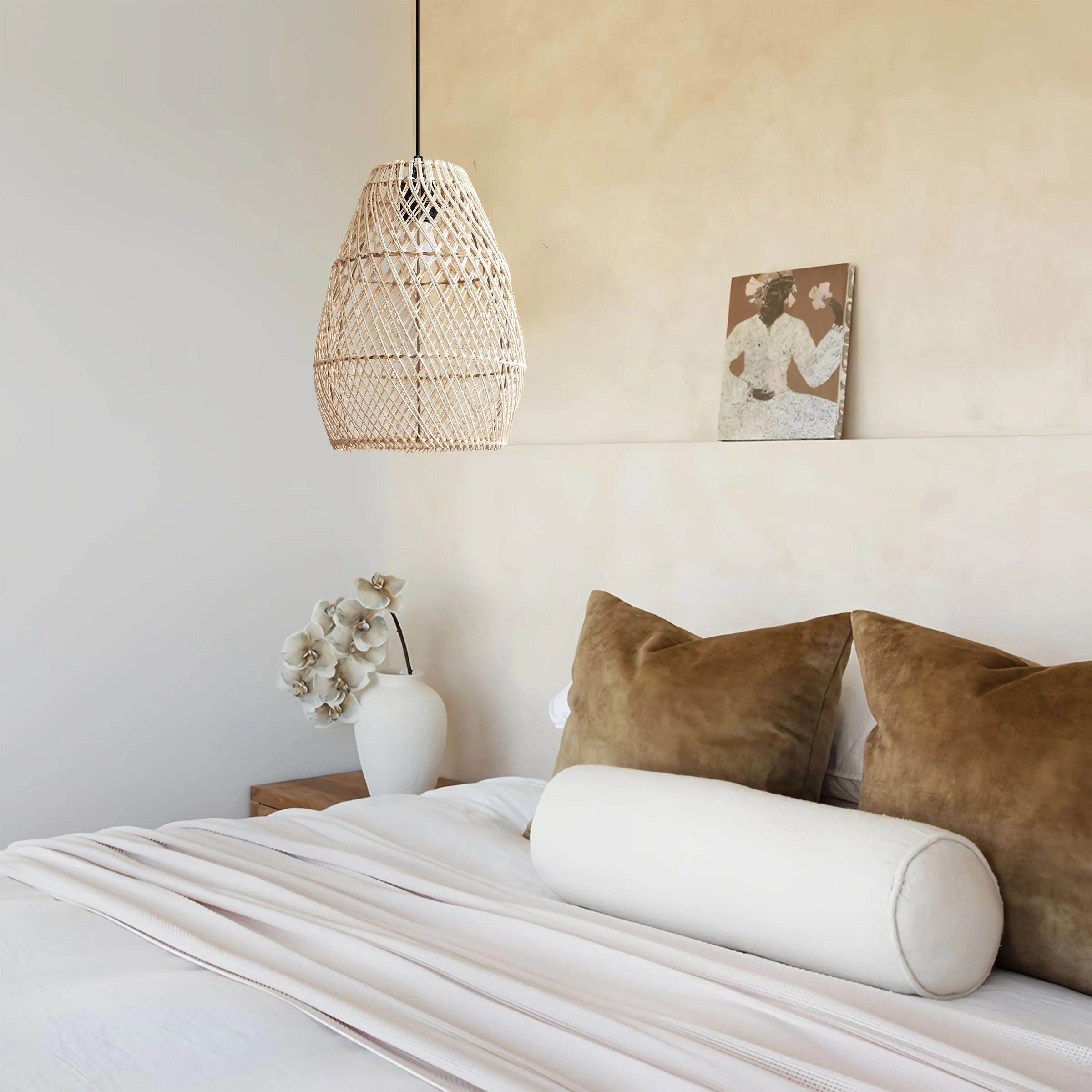 Rattan Pendant Light - Natural, Rattan product