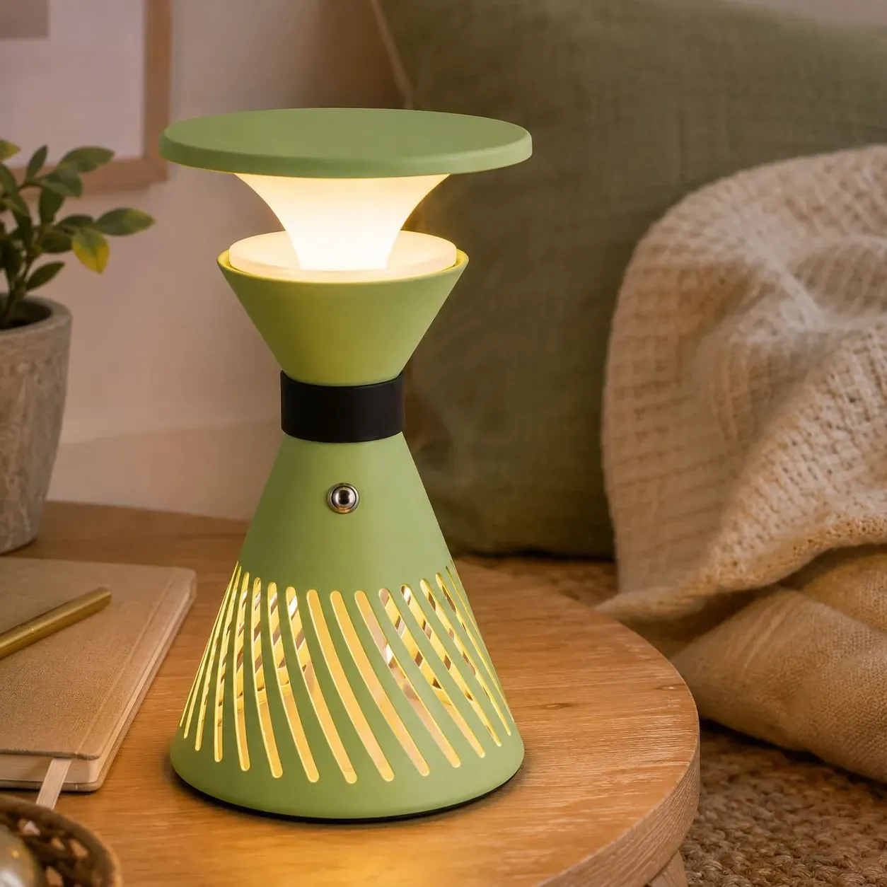Retro Funnel Cordless Dimmable Table Lamp - Iron, Acrylic product
