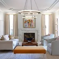 Round Ceiling Pendant Light - Silver, Aluminum