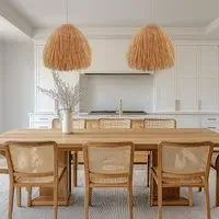 Scarecrow Rattan Pendant Light - Natural