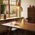 Shadome-Nordic Wooden Cage Hanging Pendant Light - Wood
